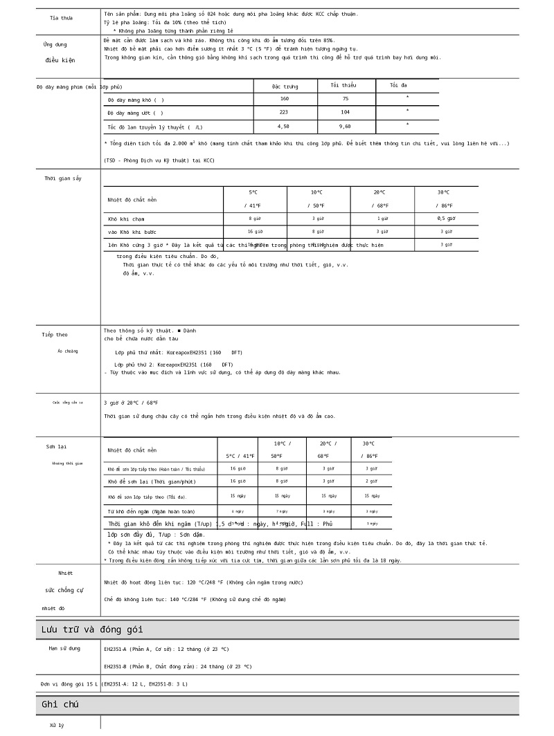 Thông số kỹ thuật EH2351 KCC (TDS EH2351) 002