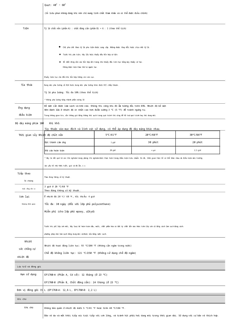 Thông số kỹ thuật EP1760 KCC (TDS EP1760) 002