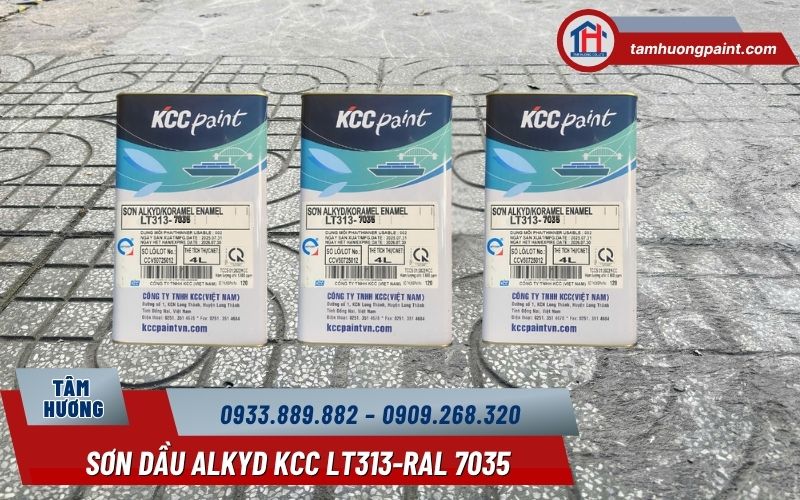 Tổng quan về Sơn dầu Alkyd KCC LT313-RAL7035
