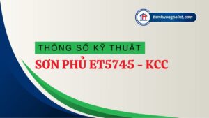 Thông số kỹ thuật ET5745 KCC (TDS ET5745)