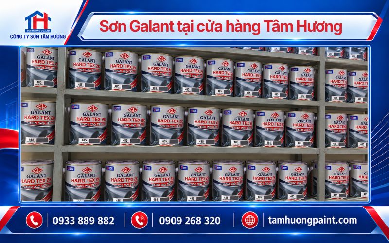 Sơn Galant Hard Tex 2K 485 tại Sơn Tâm Hương